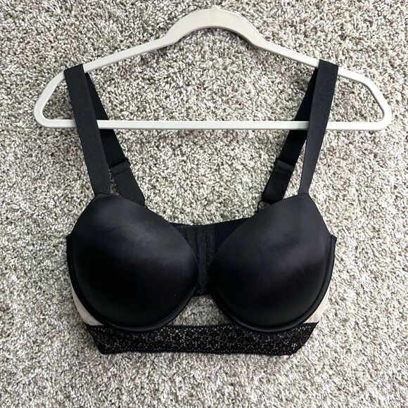 Victoria’s Secret Bra Women’s 36DD Very Sexy Black Push-Up - Picture 1 of 5